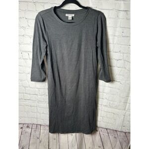 Motherhood Maternity black Long‎ Sleeve DRESS Comfortable Pregnancy Wear
